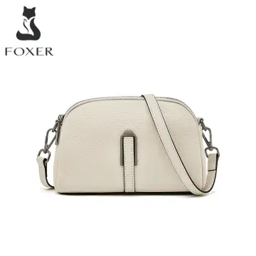 FOXER Patry Women Leather Shoulder Bags Blue