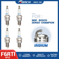 4PCS High Performance Spark Plugs Iridium TORCH F6RTI Replace for Candle BPR6EGP BPR6EIX BPR6ES Ignition System Auto Parts