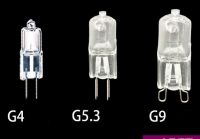 หลอดไฟฮาโลเจน G9สีขาวนวล5ชิ้น G4 220V G5.3 12V 24V G9หลอดไฟฮาโลเจน220V หลอดไฟฮาโลเจนในร่มสีขาวอบอุ่น