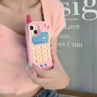 New Baby Call 3D Phone Cases for 14 Pro Max 13 12 11 Mobile Case Shockproof Back Shell Silicone Full Cover