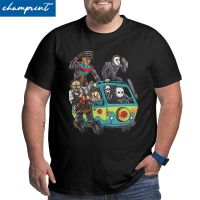 Mens The Massacre Machine T Shirts Horror Chucky Jason Voorhees Michael Myers Clothing Big Tall Tee Shirt