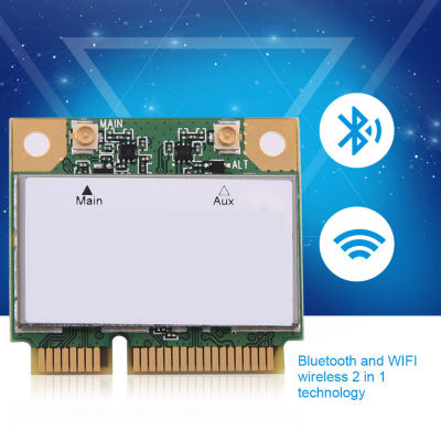 การ์ด Wifi อัตราการส่งข้อมูล150-300 Mbps 2.4G ช่องใส่การ์ดสำหรับ PCI-E ขนาดเล็กรองรับการ์ดไร้สาย4.0/3.0/ 2.1/ 2.0