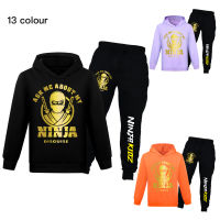 SPY NINJAS เสื้อสเวตเตอร์มีหมวก,ชุดเสื้อผ้าเด็กน่ารักมีฮู้ดและกางเกงสำหรับเด็กหญิงเด็กชายแขนยาวผ้าฝ้ายฤดูใบไม้ร่วง + โพลีเอสเตอร์0000พิมพ์ลายเด็กผู้หญิง