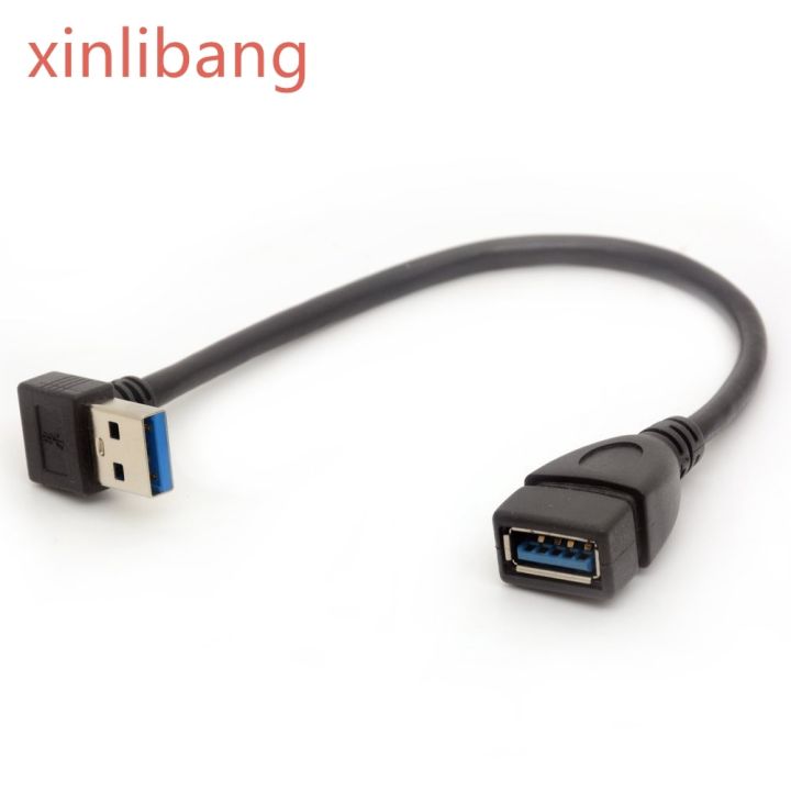 Usb 30 Right Angle 90 Degree Extension Cable Male To Female Adapter Cord Up To Down Angle Super 