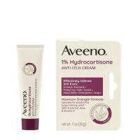 Aveeno 1% Hydrocortisone Anti-Itch Relief Cream 28g. ครีมทาบำรุงผิวเพิ่มความชุ่มชื้น