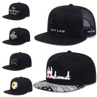 ●▲ Ready Stock Embroidery vintage cap Fashion Snapback cap men High Quality Adjustable Hip Hop net cap for men Baseball Cap women