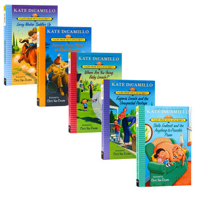Imported English original and genuine tales from deckawoo drive 5 books for sale childrens bridge chapter novel Kate dicamillo Kate dicamillos wonderful journey with Edward