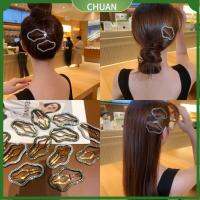 CHUAN 3/5PCS โลหะสำหรับตกแต่ง คลิปกลวงรูปก้อนเมฆ แบบพกพาได้ เรซิน เครื่องประดับผมวินเทจ น่ารักน่ารักๆ คลิปผมด้านข้าง สาวๆ