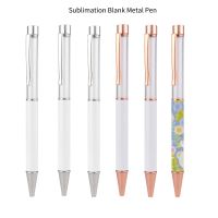 Newest Sublimation Metal Ballpoint Pen Body Pen Sublimation Blanks For Photo Logo Print Creative Advertisement Gift Pens