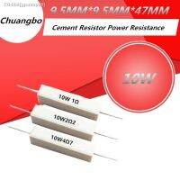 ✽ 10/pcs 10W 5 0.1 10K 0.1R 0.5R 10R 50R Cement Resistor Power Resistance 0.22 0.33 0.5 1 2 5 8 10 15 20 25 30 100 1K 2K 3K ohm