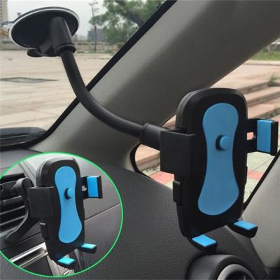 New Car Phone Holder Bracket Mount Cup Holder Universal Car Mobile Support Suction Windshield Phone Locking Car-Accessories
