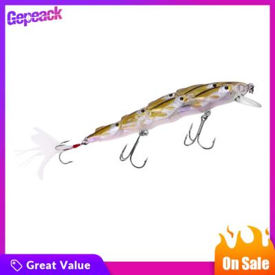 Gepeack เหยื่อตกปลาเล็กที่เหวี่ยงเบ็ด Trolling Bass Pike ปลาจำนวนมาก