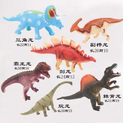 Jurassic dinosaur toys large simulation animal models suit soft glue tyrannosaurus rex boy gifts for children 3 years old
