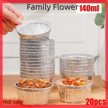 20pcs Air Fryer Aluminum Foil Trays Foil Plate Container Home Oven Baking  Pan Food Trays Containers Cookware