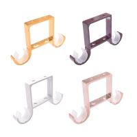 ❣ Curtain Rod Brackets Double Rod Ceiling-Mount Curtain Holders Curtain Bracket Curtain Rod Holders for Max. 17.5mm Rod