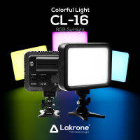 CL-16 Colourful Light ปรับแสงเปลี่ยนสีได้ 360 สี พกพาสะดวก กำลังไฟ 16 วัตต์ ใส่หัวกล้องได้