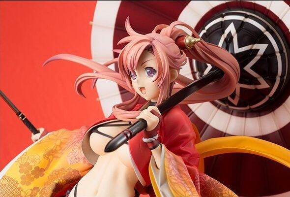 figure-ฟิกเกอร์-งานแท้-100-alter-hobby-japan-hyakka-ryouran-samurai-girls-ฮักกะเรียวรัน-ซามูไรเกิร์ล-keiji-maeda-เคอิจิ-มาเอดะ-with-luncheon-mat-1-8-ver-original-from-japan-anime-อนิเมะ-การ์ตูน-มังงะ-