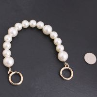 NEW Pearl Strap For Bags Handbag High-quality Lady Pearl Round Beads Belt Handles DIY Purse Replacement For Shoulder Bag Straps