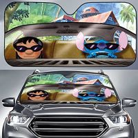 【LZ】 Car Accessories Windshield Sun Shade Cartoon Characters Sun Visor for Car Windshield Sun Shade for Trucks