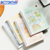 Deli LA560 C Spiral Notebook สมุดห่วงข้าง A5 มีเส้น (คละลาย 1 เล่ม) สมุดปกอ่อนมีเส้น สมุด สมุดโน้ต สมุดโน๊ตสันเกลียว เครื่องเขียน สมุดสันห่วง