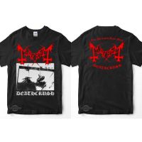 เสื้อยืดพรีเมี่ยมเสื้อยืดพรีเมี่ยม พิมพ์ลาย MAYHEM DEATHCRUSH BLACKMETAL GOTHIC สําหรับผู้ชาย