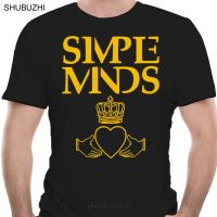 【New】 SIMPLE MINDS Rock Band Logo T Shirt BW Size XS 3XL Cotton Tshirt Men Summer Fashion T Shirt Euro Size