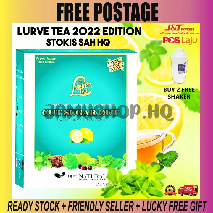 Ready Stock Lurve Tea Teh Kurus Diet Detox Hijau Green Greentea Moringa Oleifera Ubat Kencing Manis Darah Tinggi Sf Free Postage Lazada