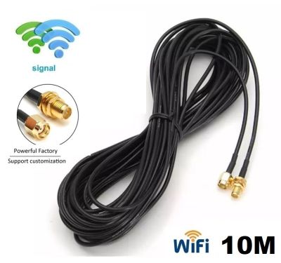 สาย Cable RP-SMA male to RP-SMA Female connector RF Coax Pigtail cable 10M