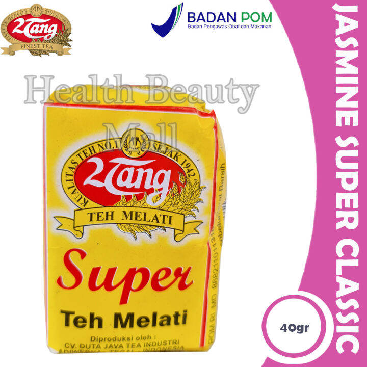 2Tang Jasmine Tea Super Kuning Classic Bubuk 40Gram - 2 Tang Teh Melati ...