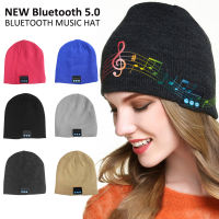 New Blutooth Hat Women kids Beanie Wireless Beanie Headset Headphones Cap Over Ear Music Handsfree Earphones with Mic Speaker