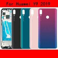 【❂Hot On Sale❂】 diyi45718 ที่คลุมฝาหลังสำหรับ Huawei Y9แผงเคสประตูหลังสำหรับ Huawei Y9ฝาหลัง Jkm Lx3 Lx2 Lx1