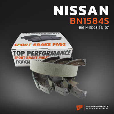 ก้ามเบรค หลัง NISSAN BIG M D21 88-00 / SD23 88-97 - TOP PERFORMANCE JAPAN BN 1584 S - ก้ามเบรกหลัง ผ้าเบรค นิสสัน BIG-M