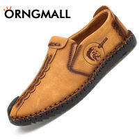 ORNGMALL Breathable รองเท้าผู้ชายรองเท้าผู้ชายผ้าใบรองเท้าสบายๆ Loafers ผู้ชายรองเท้าแฟชั่นน้ำหนักเบาสบายรองเท้าผู้ชายประดิษฐ์หนังนุ่มรองเท้าขนาด 38-46