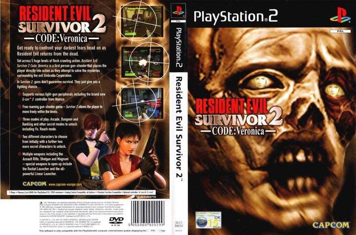 Resident Evil Survivor 2 Code Veronica Ps2 www.lazada.com.my