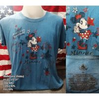 pshirtvintage​ เสื้อยืดวินเทจมือสอง vintage ลายมิกนี่เมาส์ minnie mouse งานป้ายผ้าเก่า สินค้าพร้อมส่ง