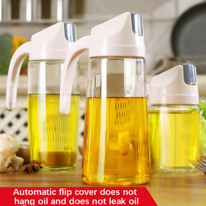 Brisky Brisky 【Oil Sprayers & Dispensers】Portable Kitchen Glass Oil Can