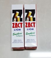 ZACT ยาสีฟันแซคท์ สูตรสำหรับผู้สูบบุหรี่ (กล่องสีแดง) 160 กรัม ( 2 หลอด)