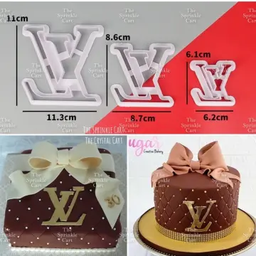 LV logo cutters LV cake logo LV cookie stamp LV cake stamp LV logo