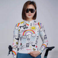 เสื้อเจอร์ซีย์นักปั่นแขนยาวสำหรับผู้หญิง