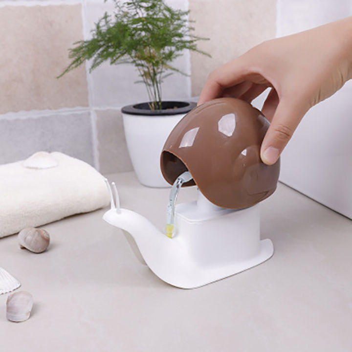 snail-shape-liquid-soap-dispenser-portable-cartoon-soap-storage-box-shower-shampoo-dispenser-bottles-bathroom-accessories
