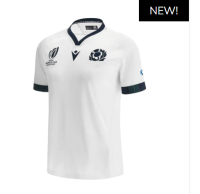 Macron Mens Scotland Rugby World Cup 2023 Away  Jersey - White