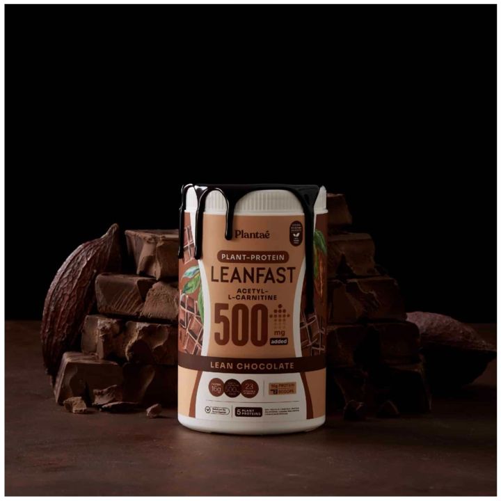 plantae-lean-fast-protein-chocolate-500g-แพลนเต้-ผลิตภัณฑ์เสริมอาหาร-โปรตีนจากพืช-ผสมอะเซทิล-แอลคาร์นิทีน-ช็อกโกแลต-1-กระปุก-500-กรัม
