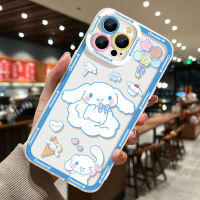 Cute Clear Soft Shockproof Transparent Case Compatible for IPhone 14 13 12 11 Pro Max XS XR X 8 7 6S Plus SE 2020 Protection Camera Silicone TPU Shockproof Phone Cover Casing