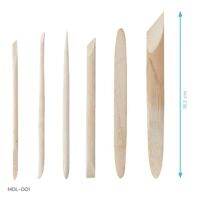 MDL-001 ชุดไม้ปั้น (6ชิ้น) / Wood Modeling Tool Set (6pcs)