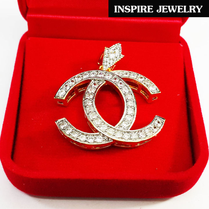 inspire-jewelry-พร้อมจี้เพชรสวิส-สินค้าไม่รวมกล่อง-และสร้อยคอ