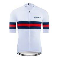 ZZOOI Rsantce 2023 Men Summer Cycling Jersey Tops MTB Bike Quick-Dry Bicycle Clothing Breathable Short Sleeve Shirt Uniform