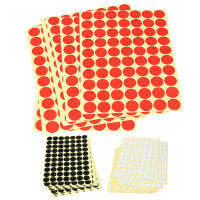 19mm Circles Round Code Stickers Self Adhesive Sticky Labels Red