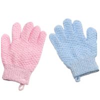 【cw】 Peeling Exfoliating Mitt Shower Gloves Resistance Massage Sponge Moisturizing Foam !