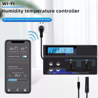 ตัวควบคุมอุณหภูมิความชื้น Wifi Digital Mini Room Temperature And Humidity METER Temperature Tester