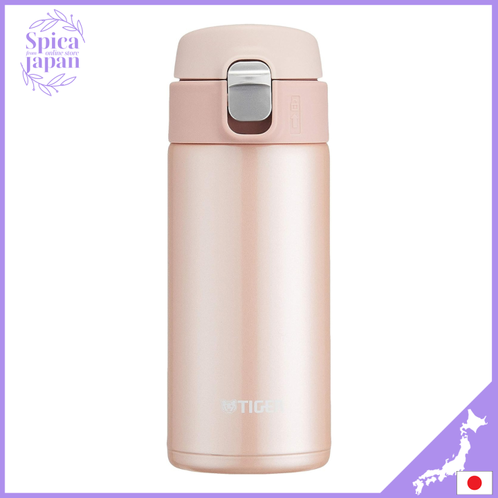 Tiger Thermos Water Bottle Tiger Mug Bottle 360ml Sahara One Touch Lightweight MMJ-A362PJ Pink